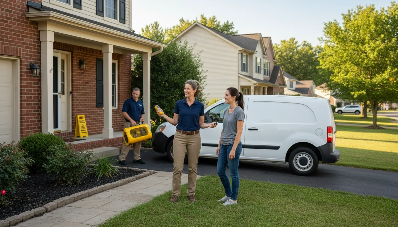 Water restoration image for Home Water Damage Repair in Poole, KY